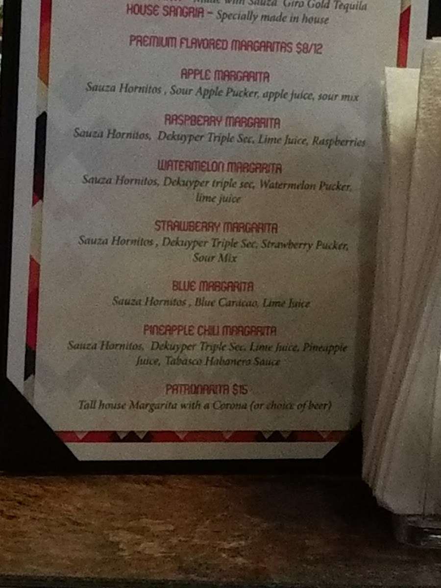 Menu El Patron Mexican Restaurant - Worcester-10