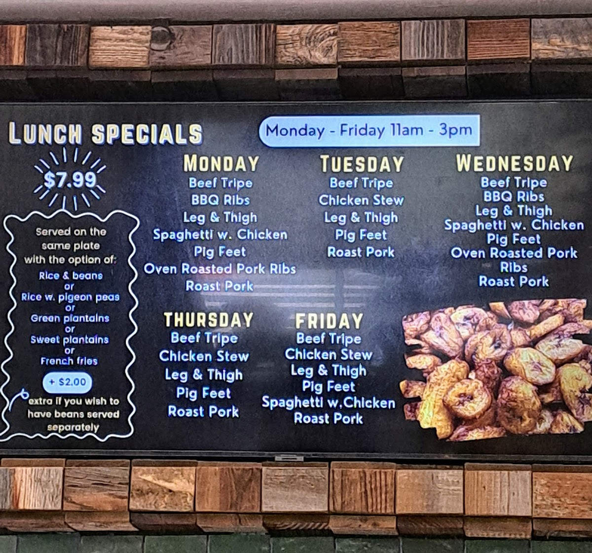 Menu El Pollo Restaurant & Bar-8