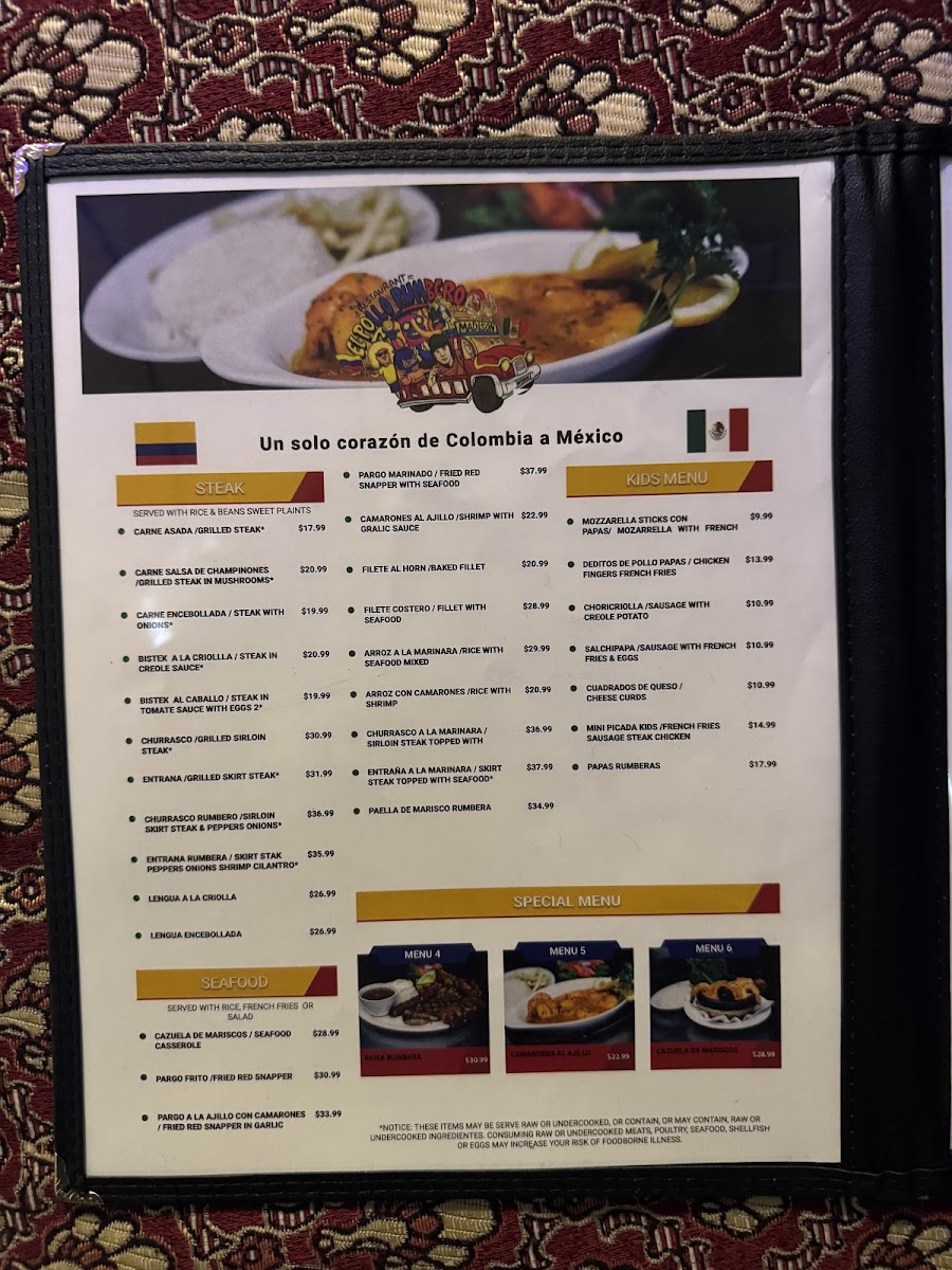 Menu El Pollo Rumbero-4