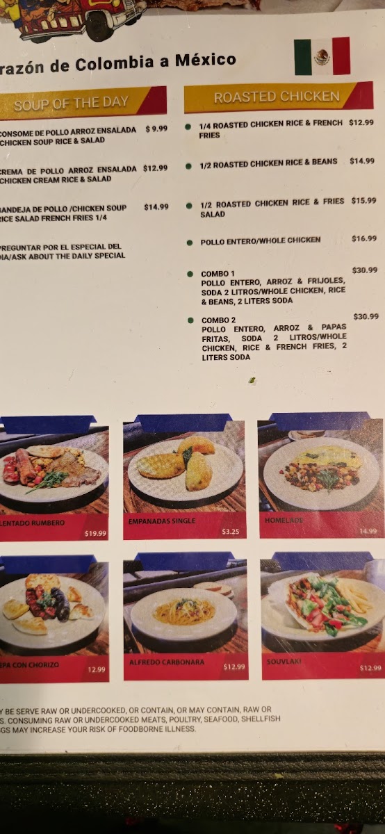 Menu El Pollo Rumbero-9