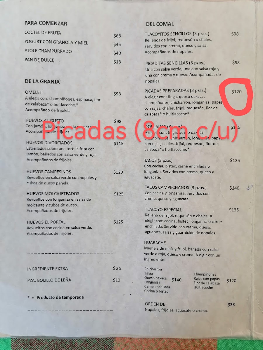 Menu El Portal Del Maíz-2
