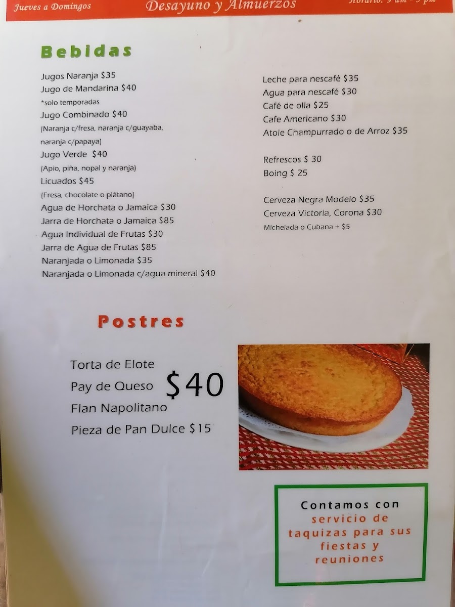 Menu El Portal Del Maíz-9