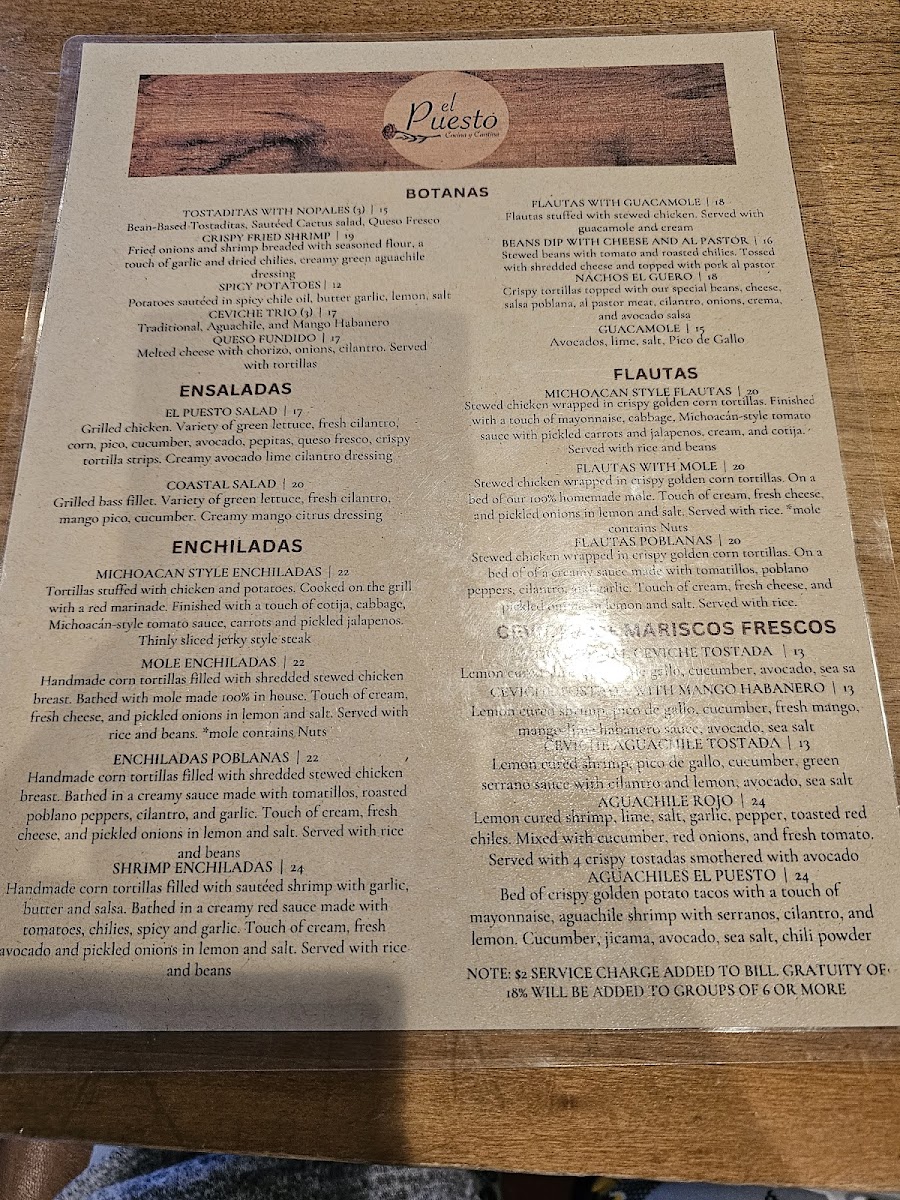 Menu El Puesto Cocina Y Cantina-5