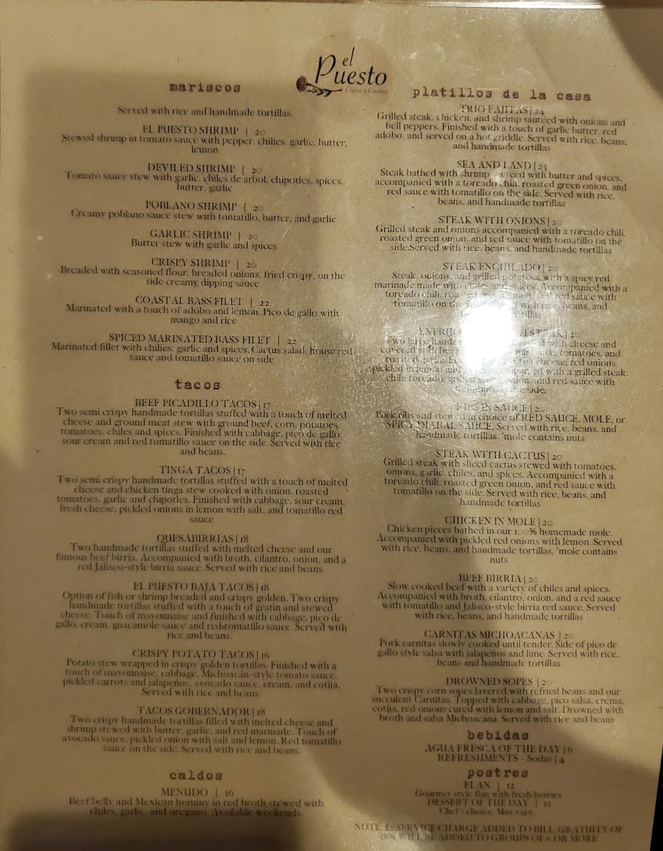 Menu El Puesto Cocina Y Cantina-6