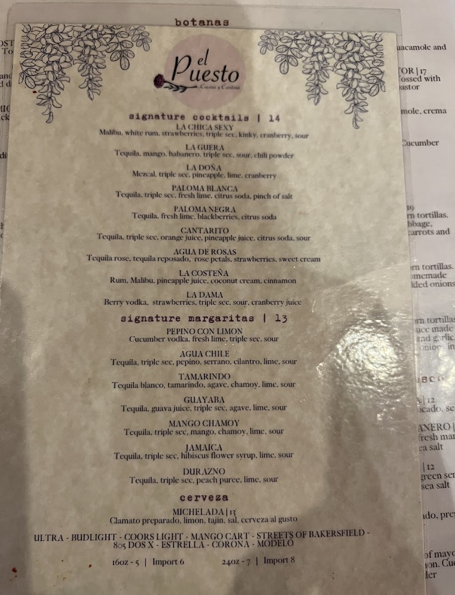 Menu El Puesto Cocina Y Cantina-8