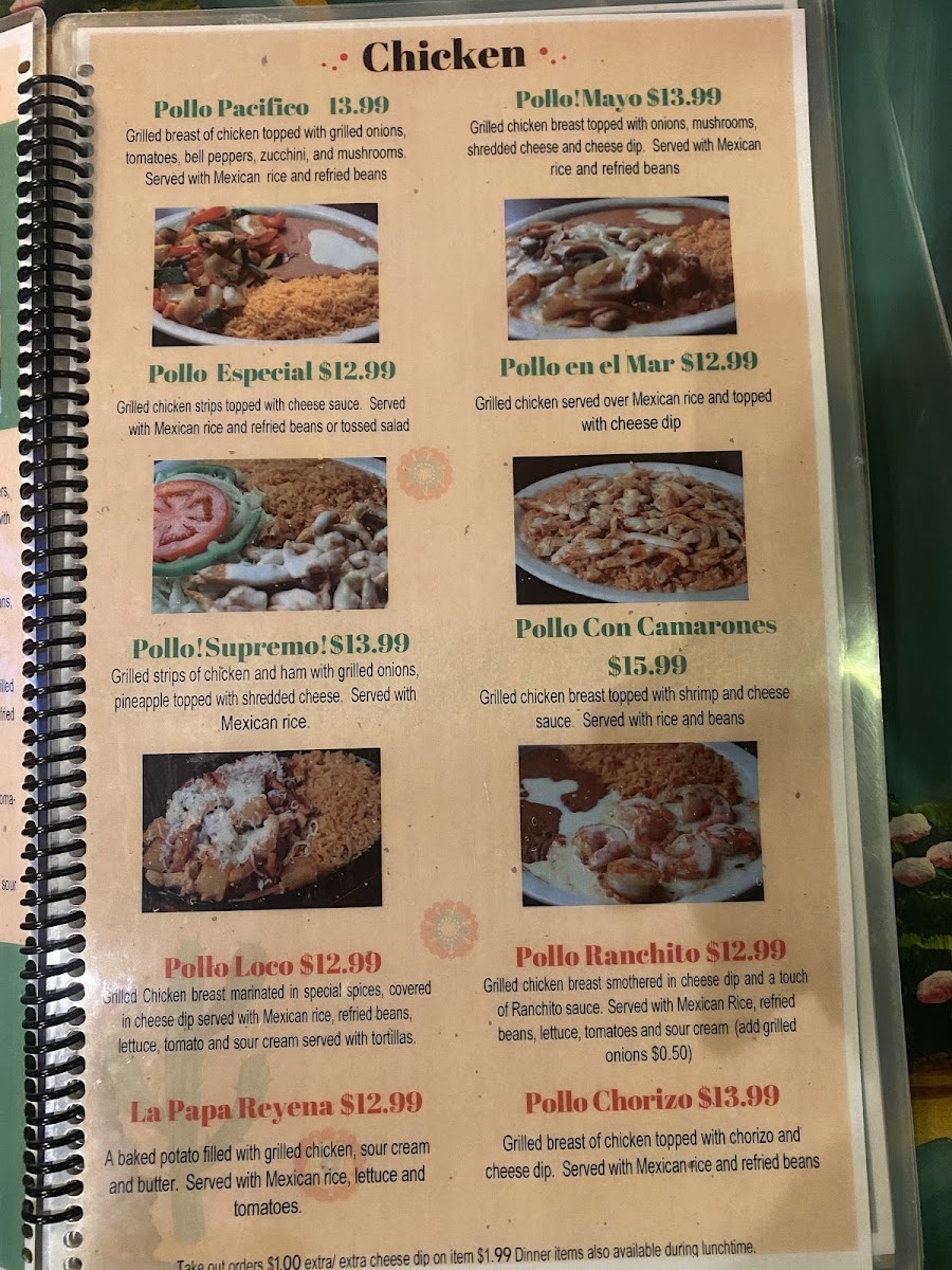 Menu El Ranchito Restaurant-4