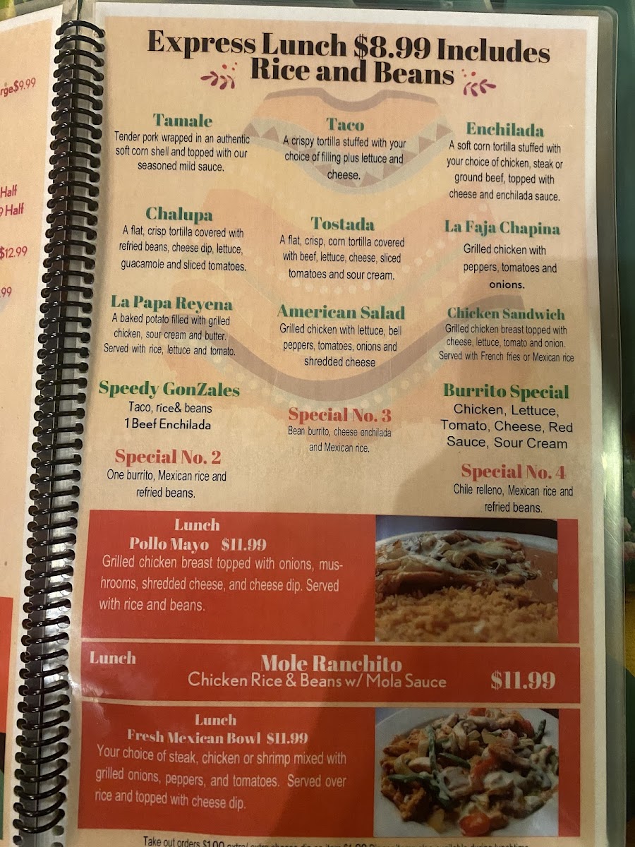 Menu El Ranchito Restaurant-5