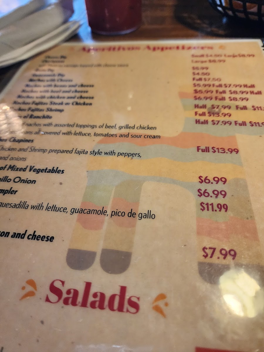 Menu El Ranchito Restaurant-7