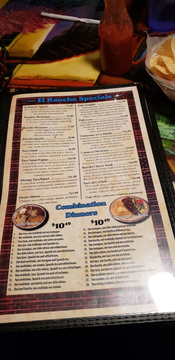 Menu El Rancho Mexican Grill-6