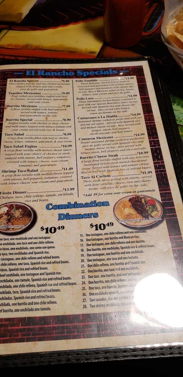 Menu El Rancho Mexican Grill-8