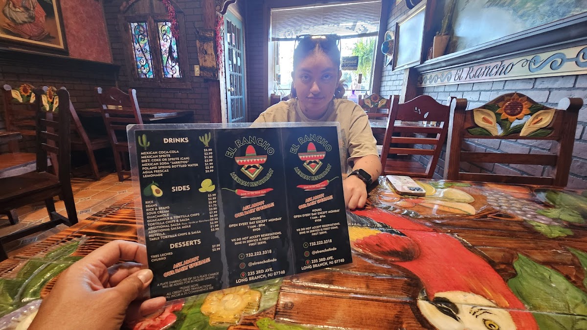 Menu El Rancho Mexican Restaurant-2