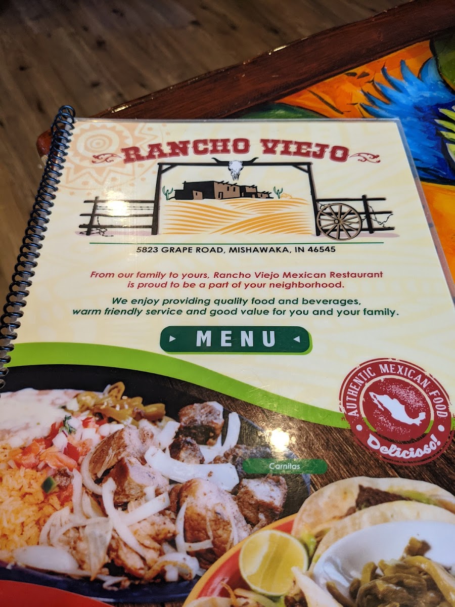 Menu El Rancho Viejo Mishawaka-10