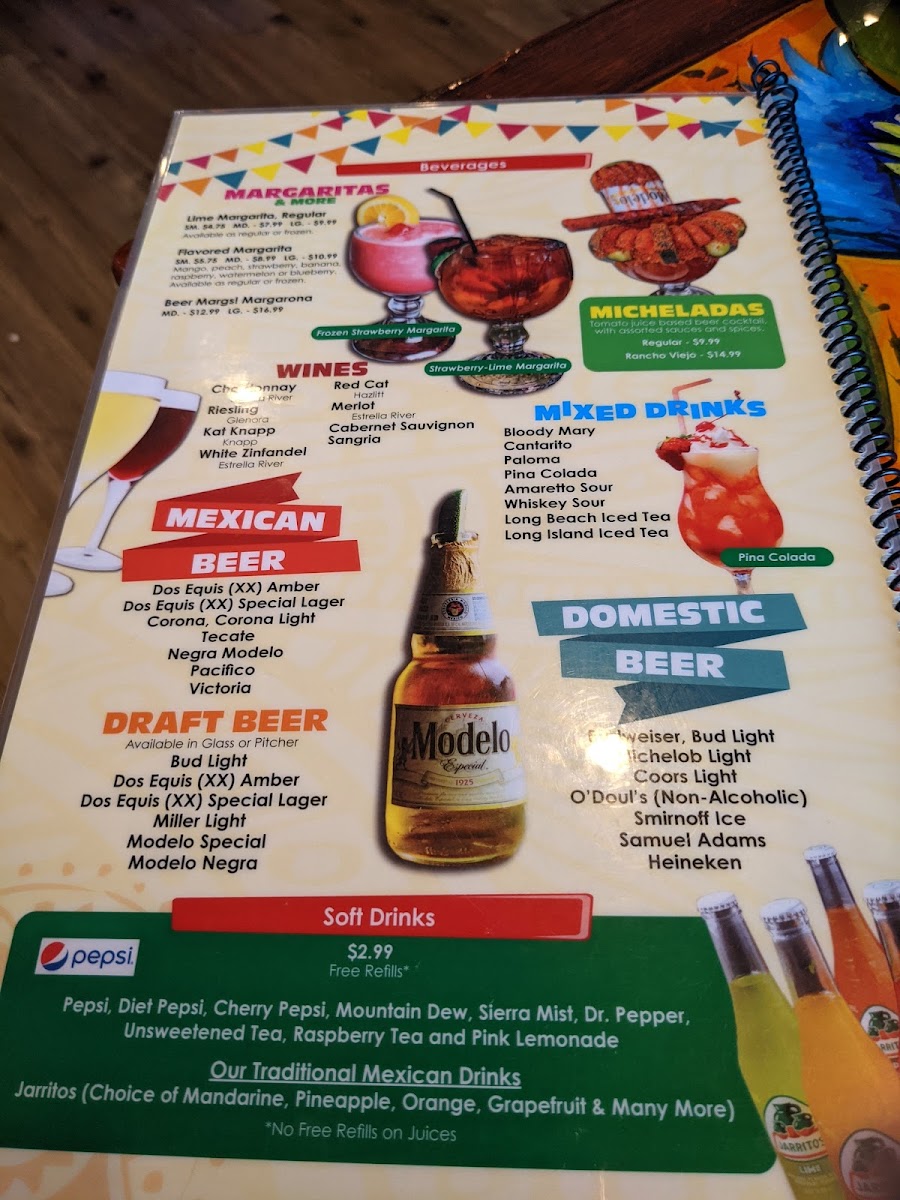 Menu El Rancho Viejo Mishawaka-4