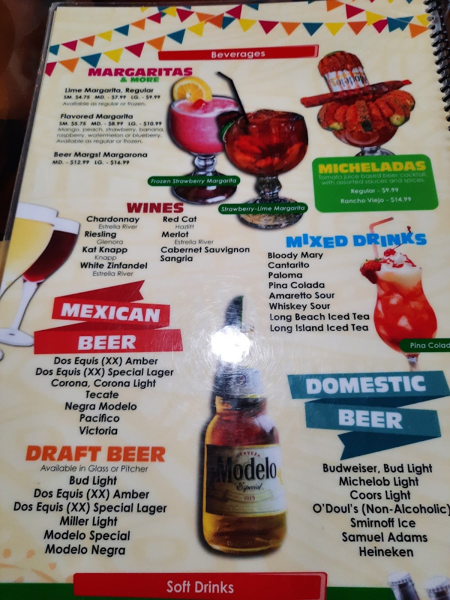 Menu El Rancho Viejo Mishawaka-7