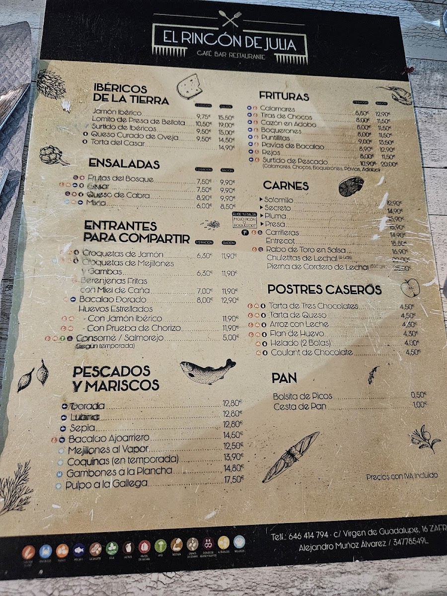 Menu El Rincón De Julia-4