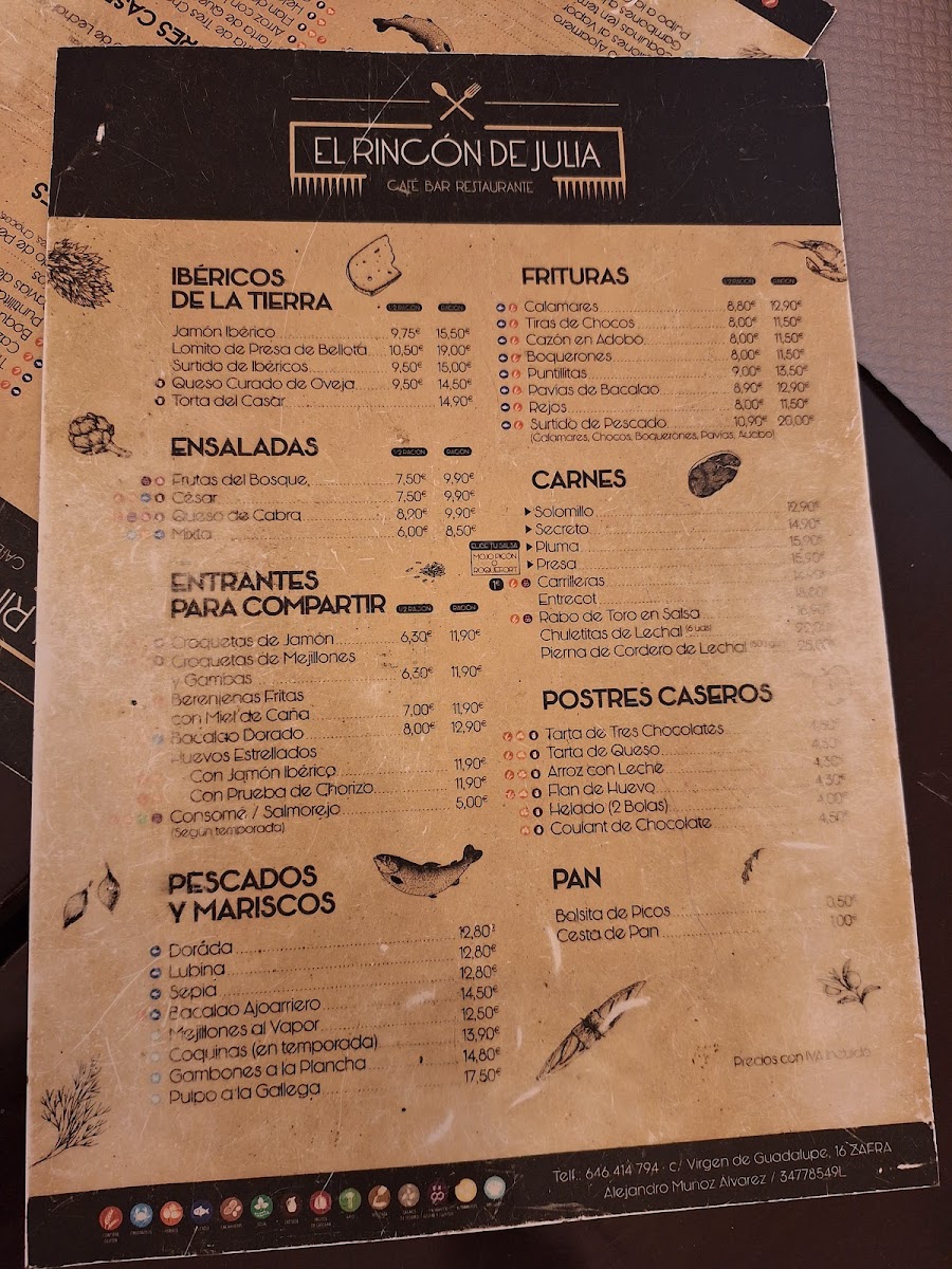 Menu El Rincón De Julia-6