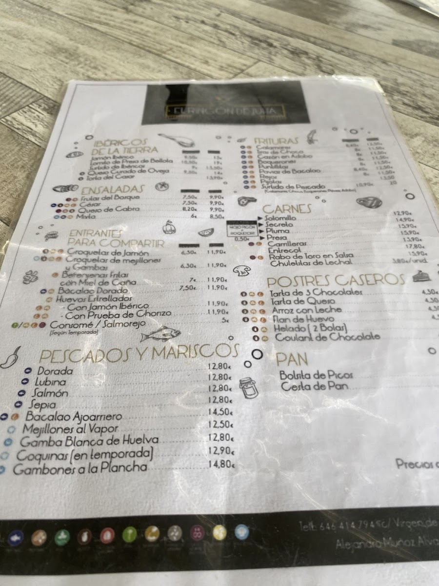 Menu El Rincón De Julia-7
