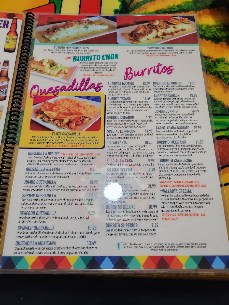 Menu El Rincon Mexican Restaurant-2