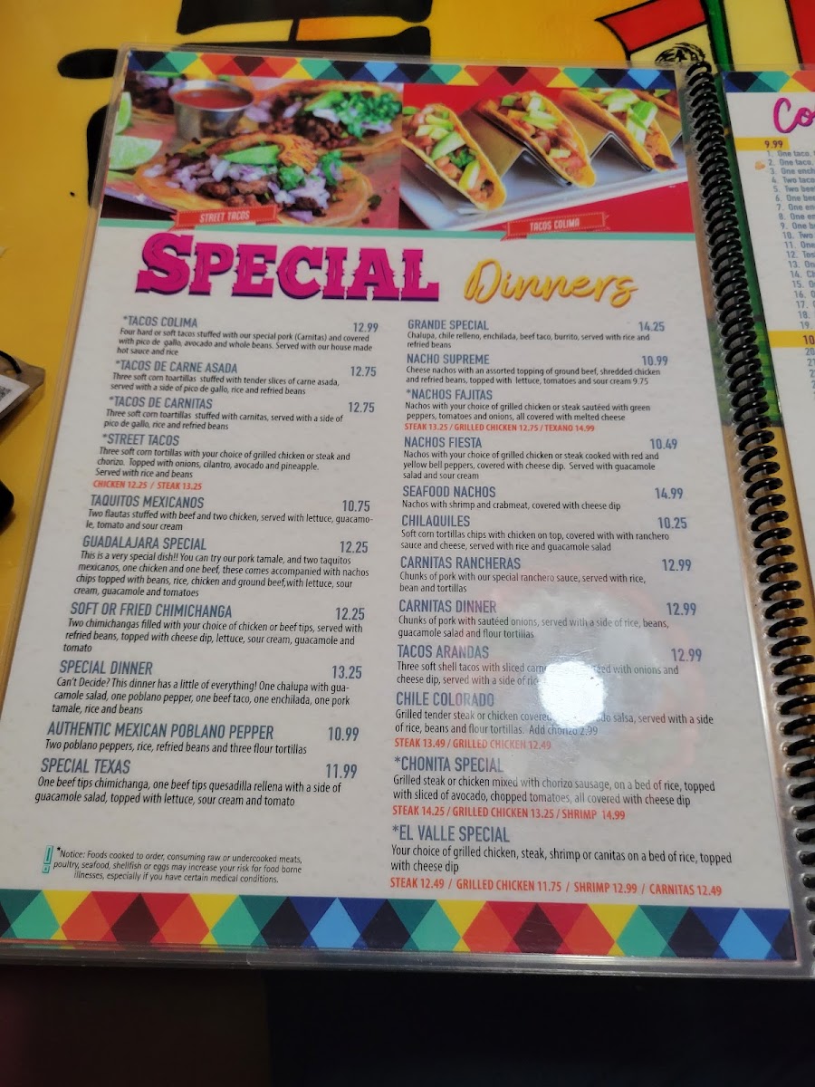Menu El Rincon Mexican Restaurant-8