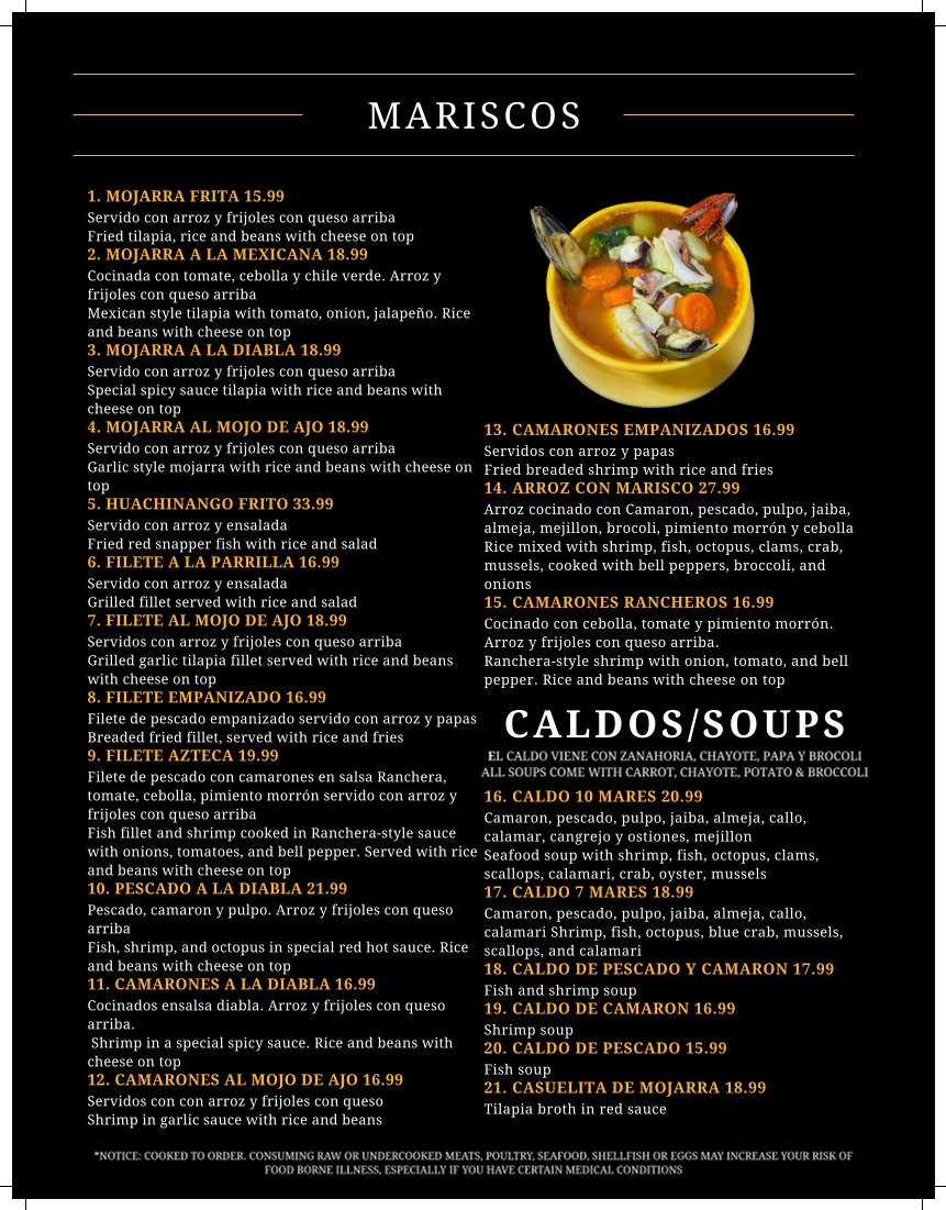 Menu El Rio Grande Restaurant-3