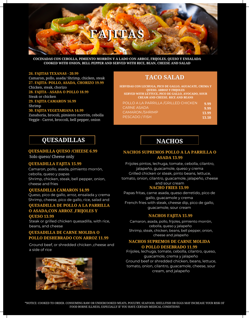 Menu El Rio Grande Restaurant-4