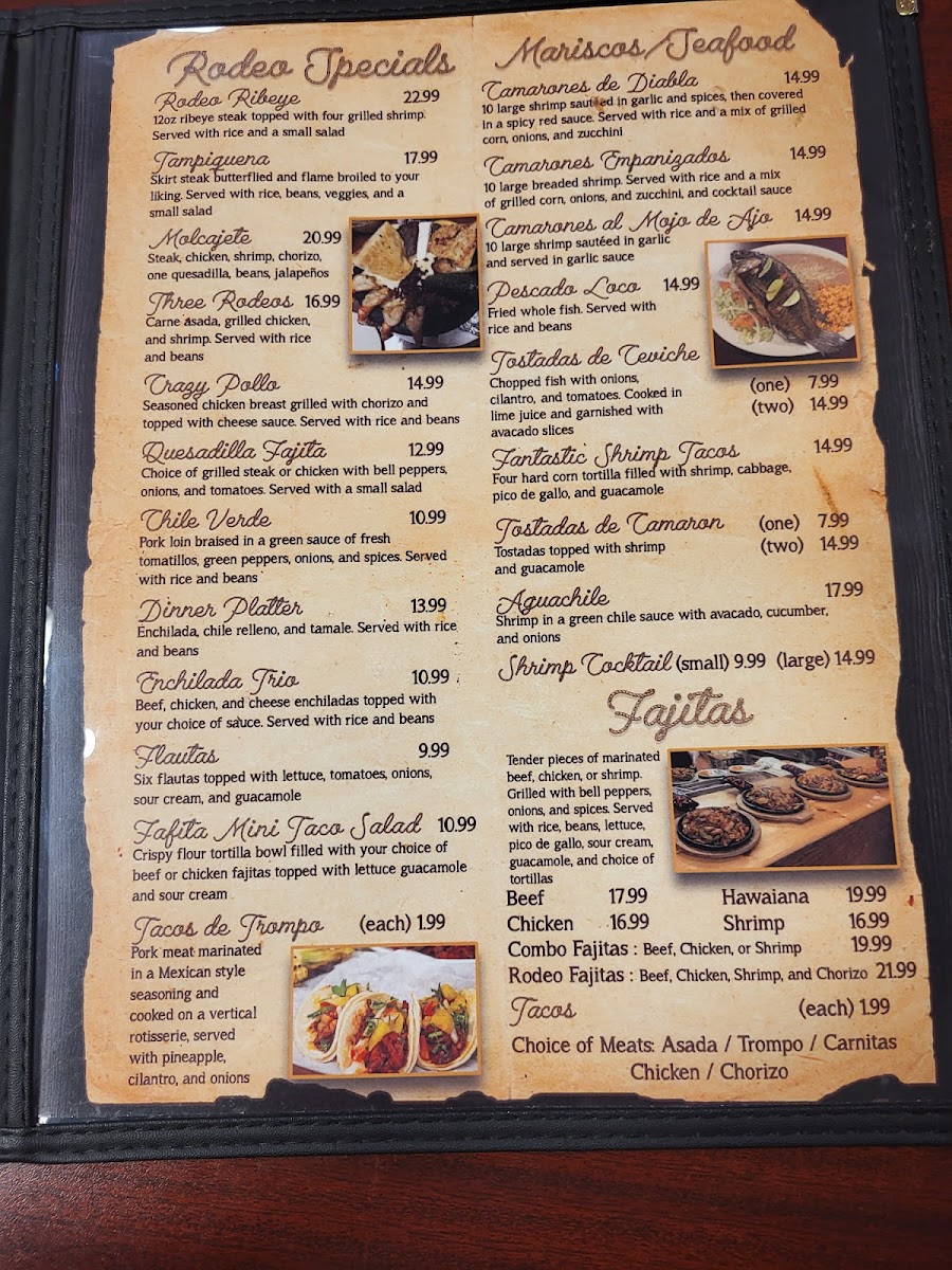 Menu El Rodeo Bar & Grill-1