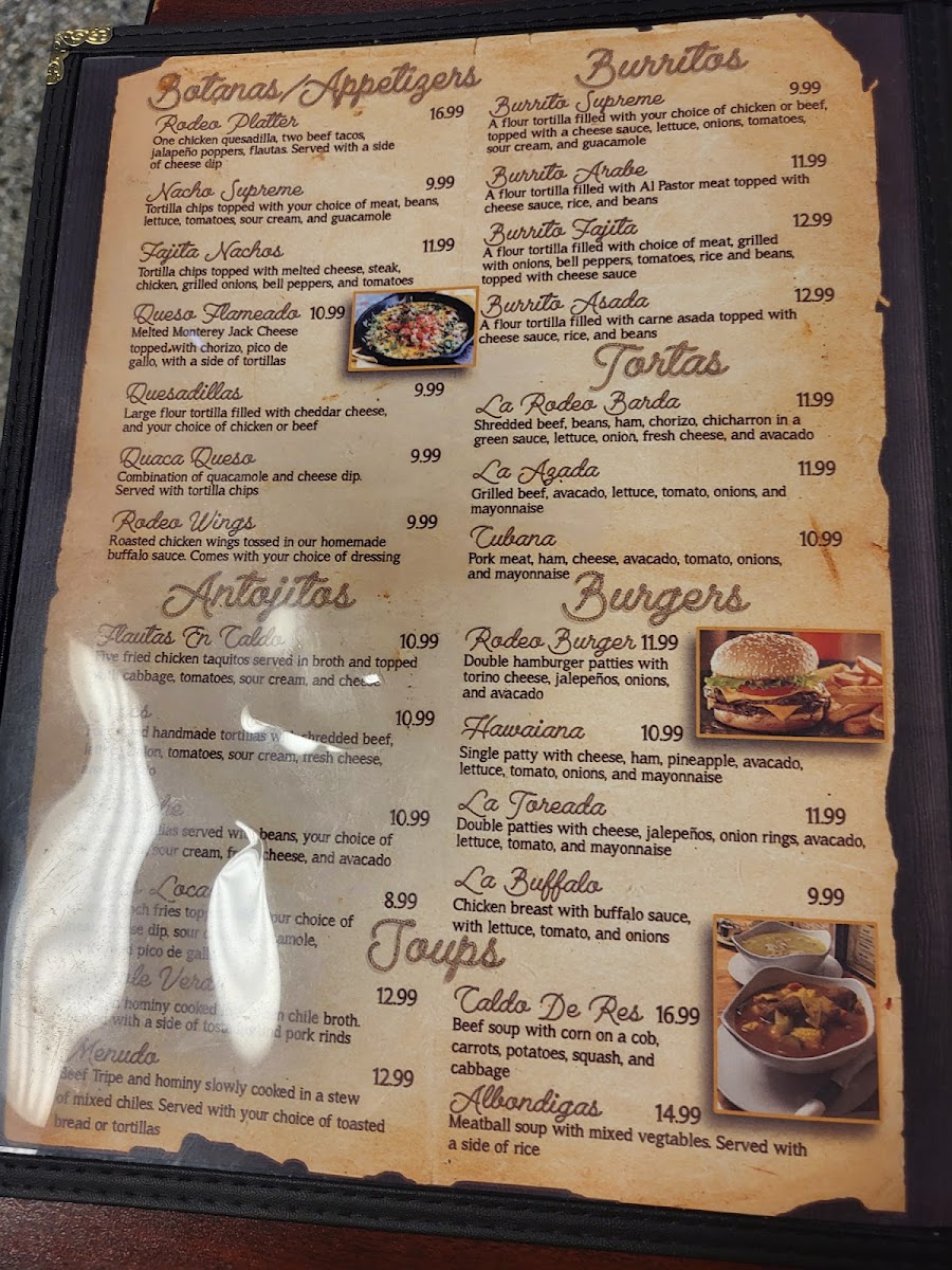 Menu El Rodeo Bar & Grill-3