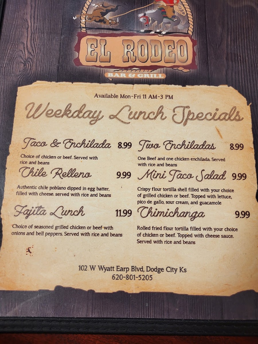 Menu El Rodeo Bar & Grill-4