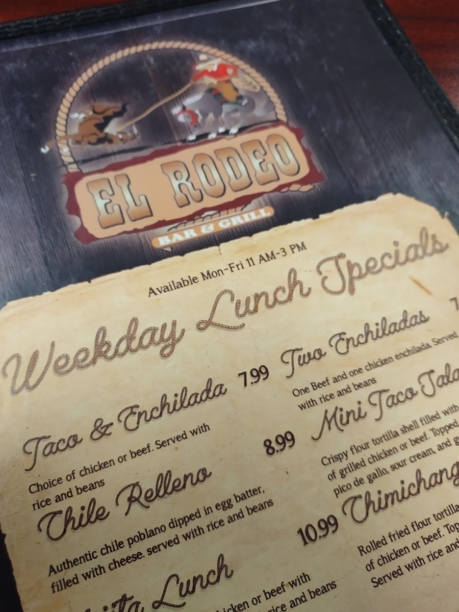 Menu El Rodeo Bar & Grill-7