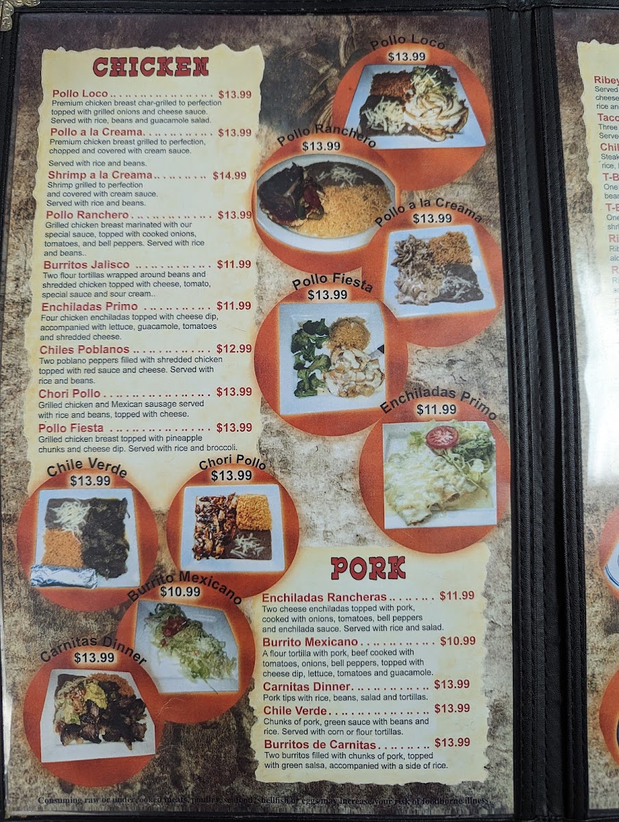 Menu El Rodeo Mexican Restaurant-7