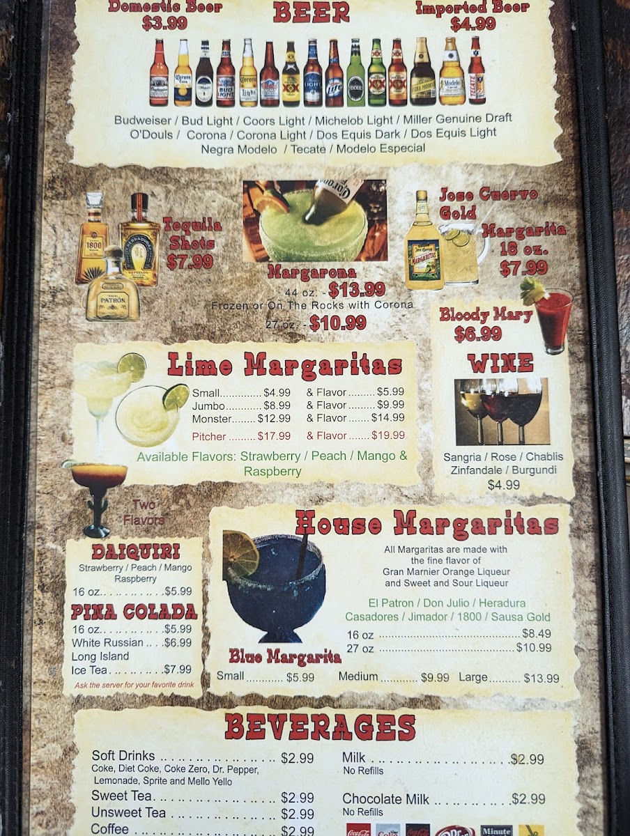 Menu El Rodeo Mexican Restaurant-9