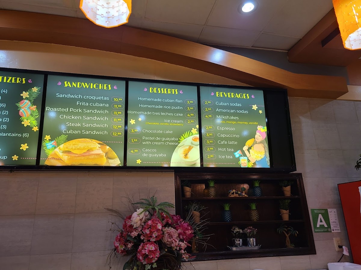 Menu El Sabor De Yamila Cuban Food-2