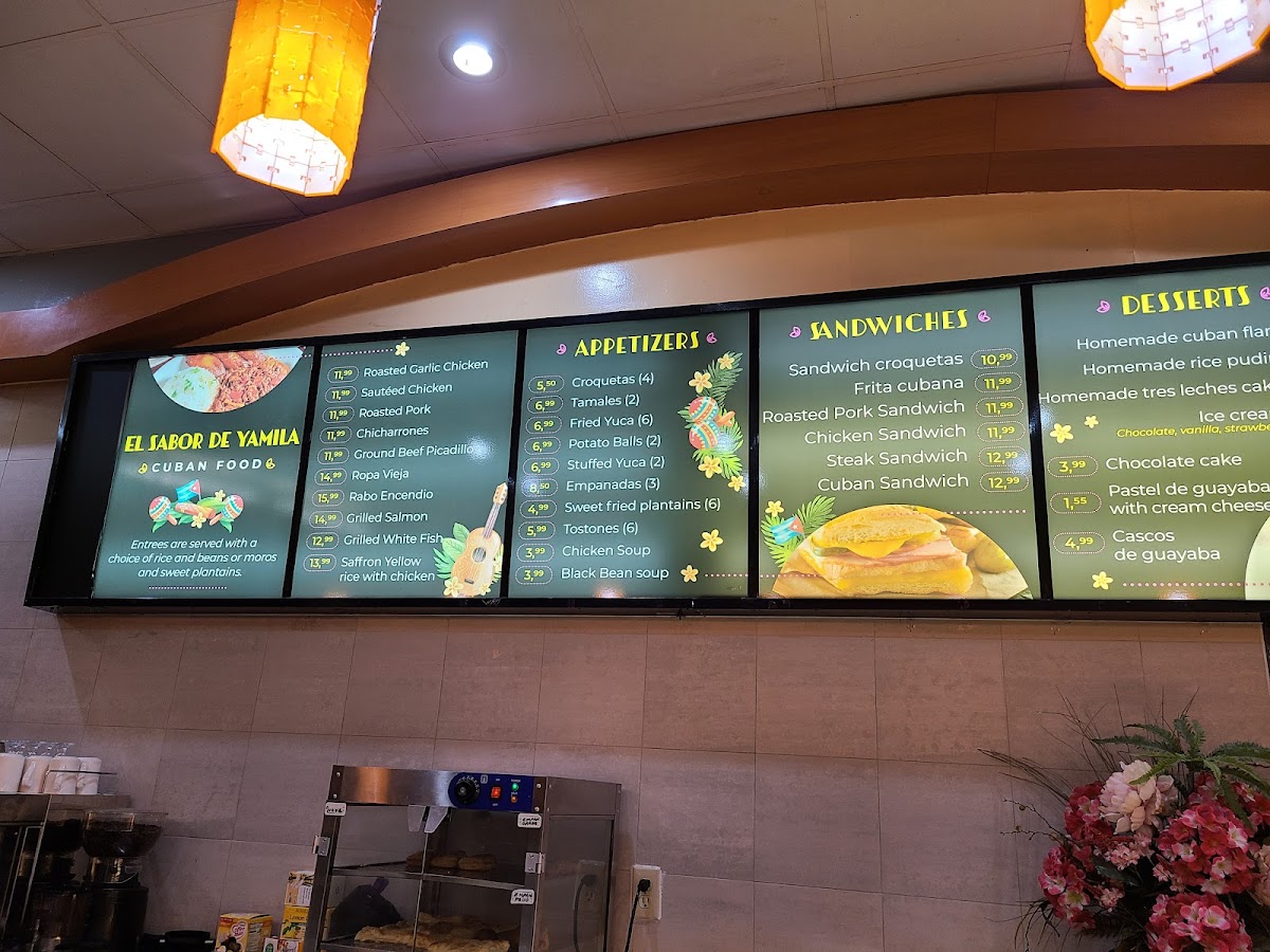 Menu El Sabor De Yamila Cuban Food-3