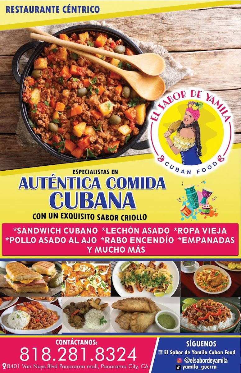 Menu El Sabor De Yamila Cuban Food-4