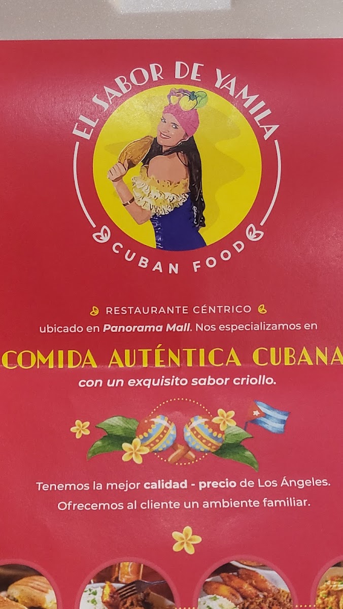Menu El Sabor De Yamila Cuban Food-5