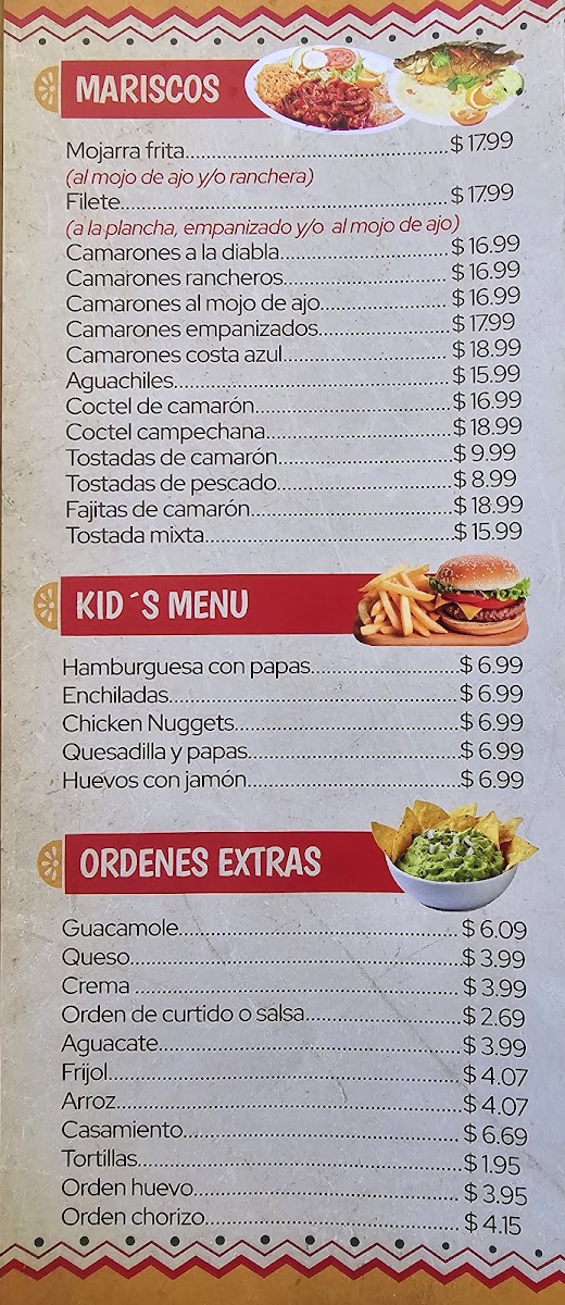 Menu El Sabor Guanaco-1