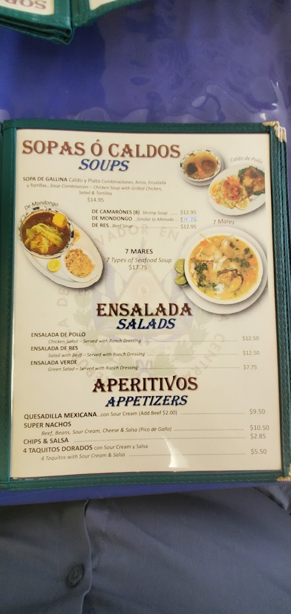 Menu El Sabor Guanaco-8