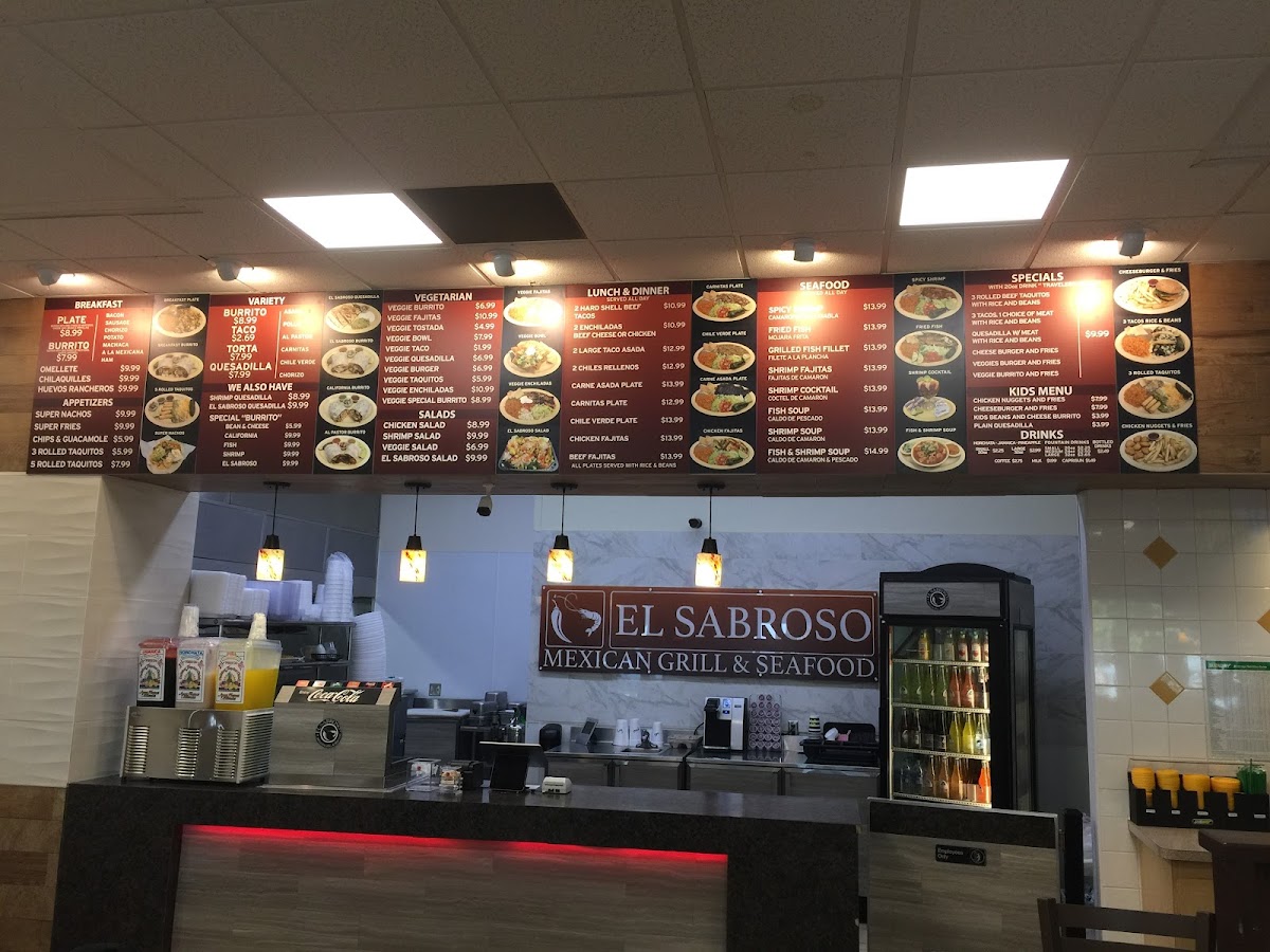 Menu El Sabroso Mexican Grill & Seafood(Open)-6