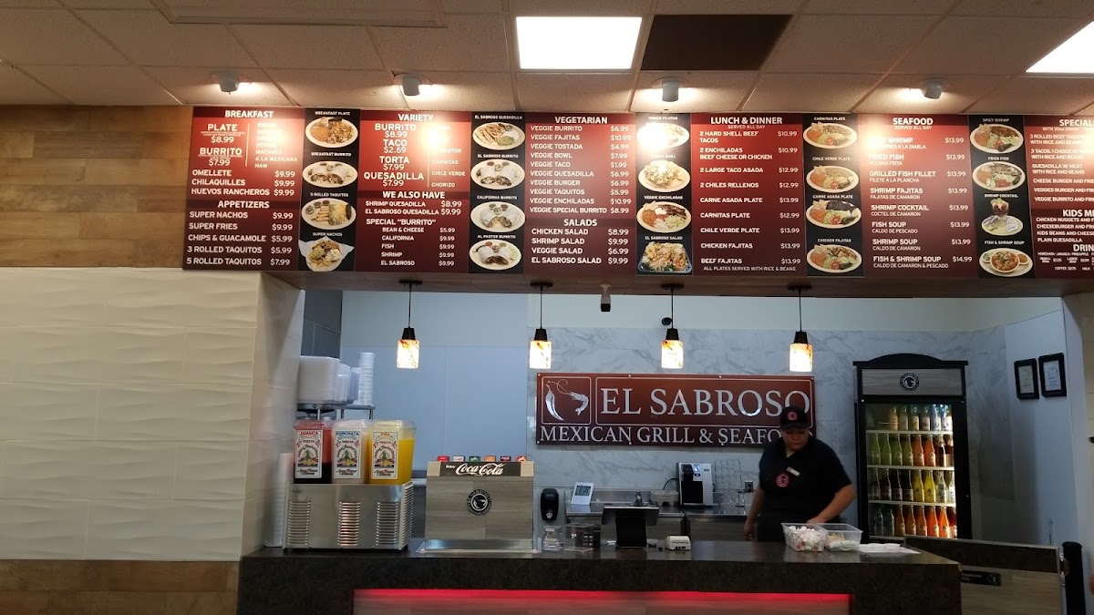 Menu El Sabroso Mexican Grill & Seafood(Open)-7