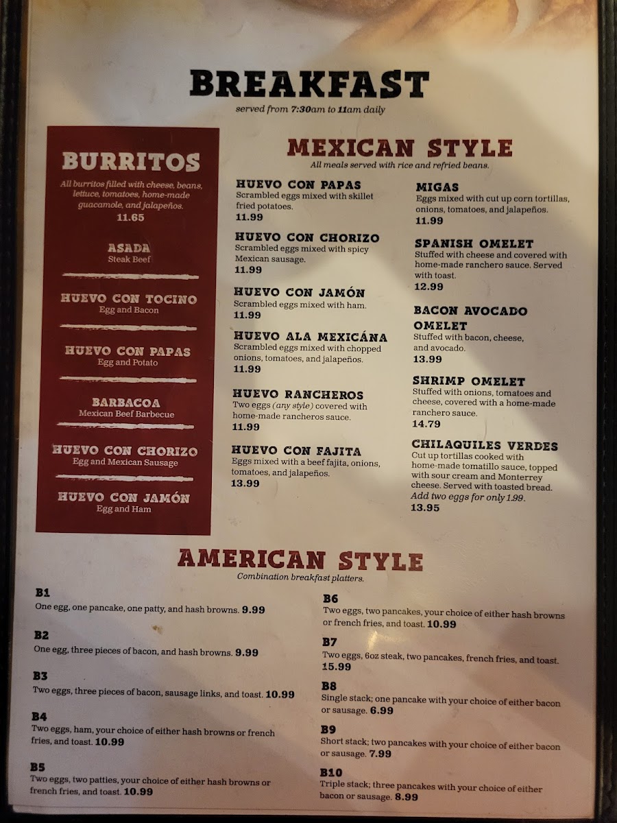 Menu El San Luis Bar & Grill-2