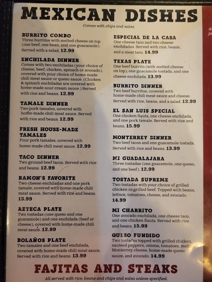 Menu El San Luis Bar & Grill-5