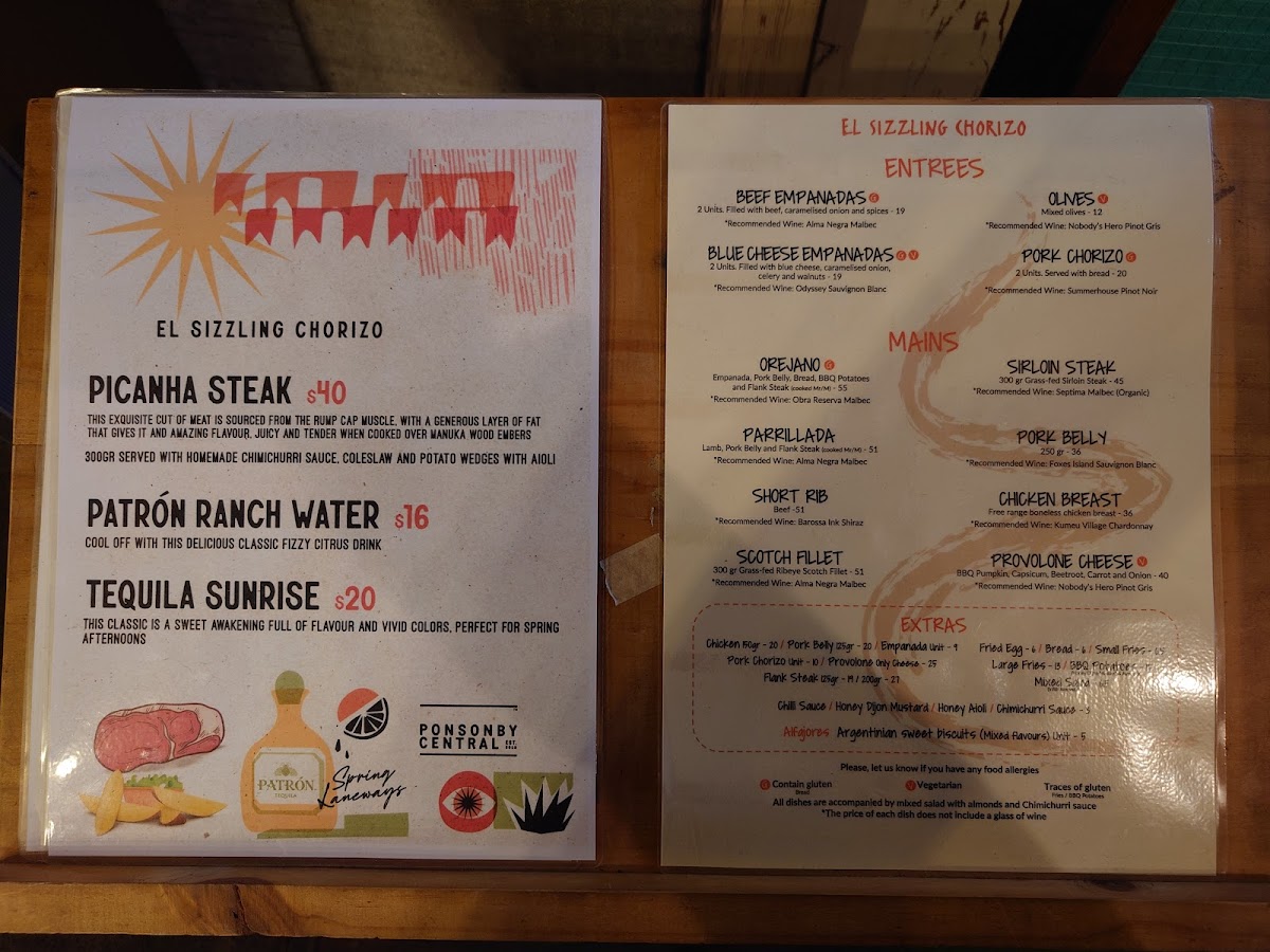 Menu El Sizzling Chorizo-7