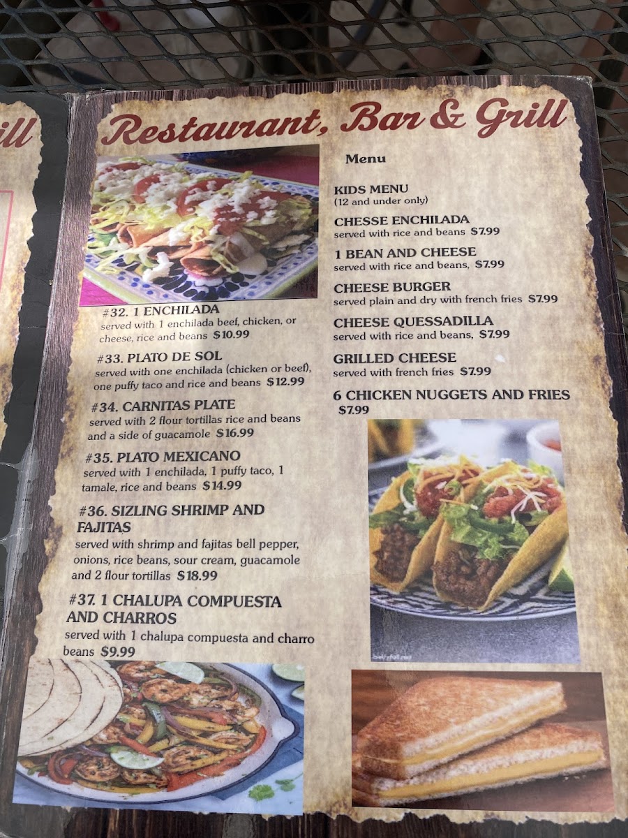 Menu El Sol De Mexico-6