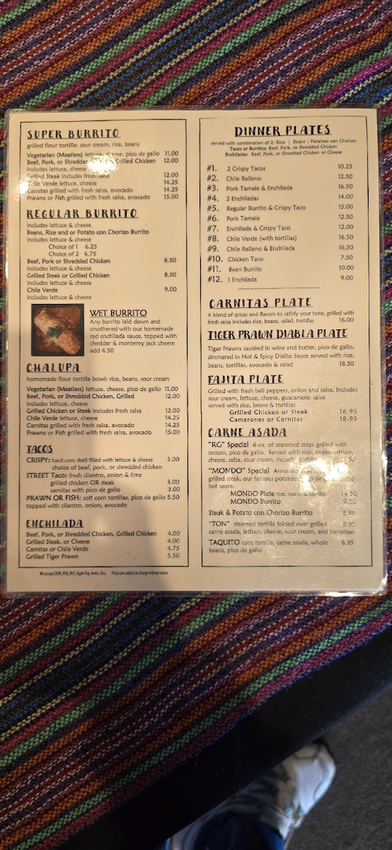 Menu El Sol Restaurant & Catering-3