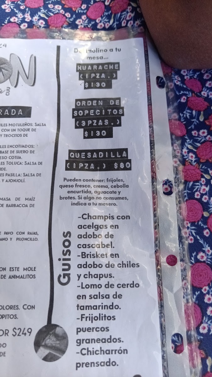 Menu El Son De La Negra-7