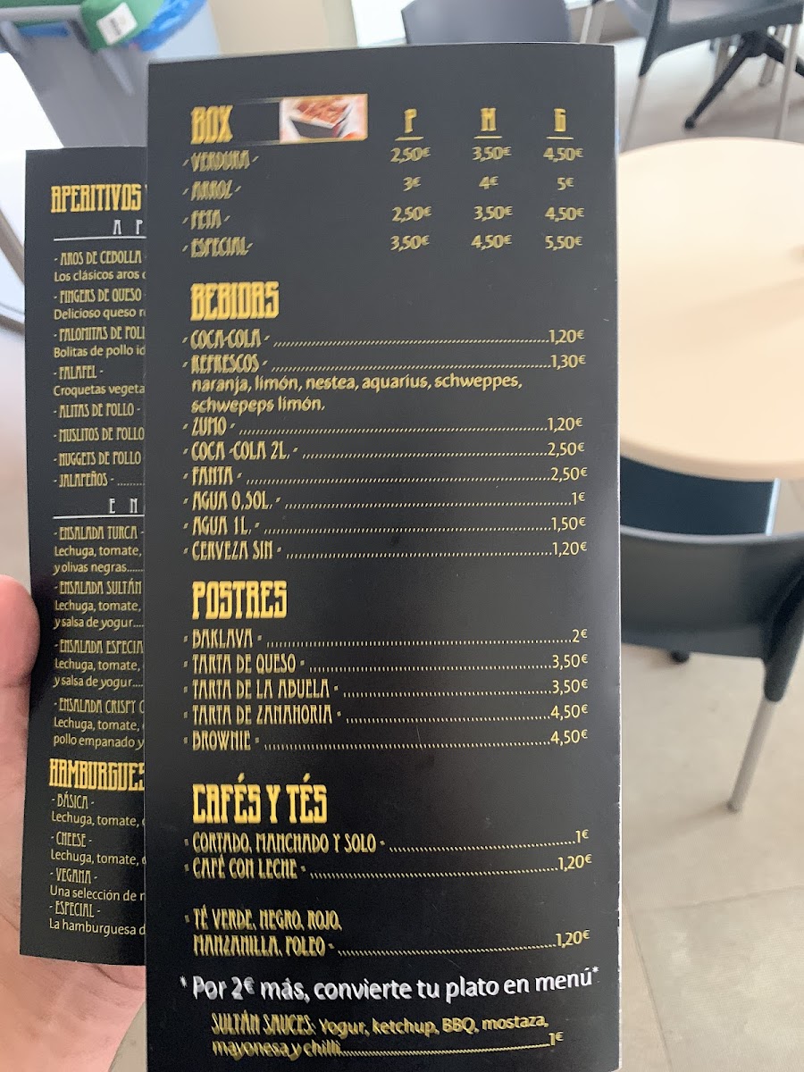 Menu El Sultán-1