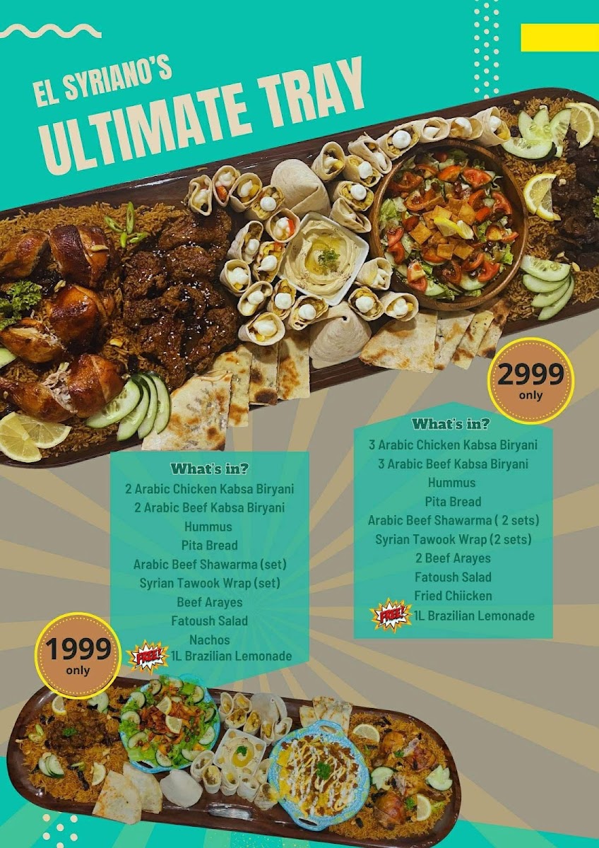 Menu El Syriano Café And Diner-7