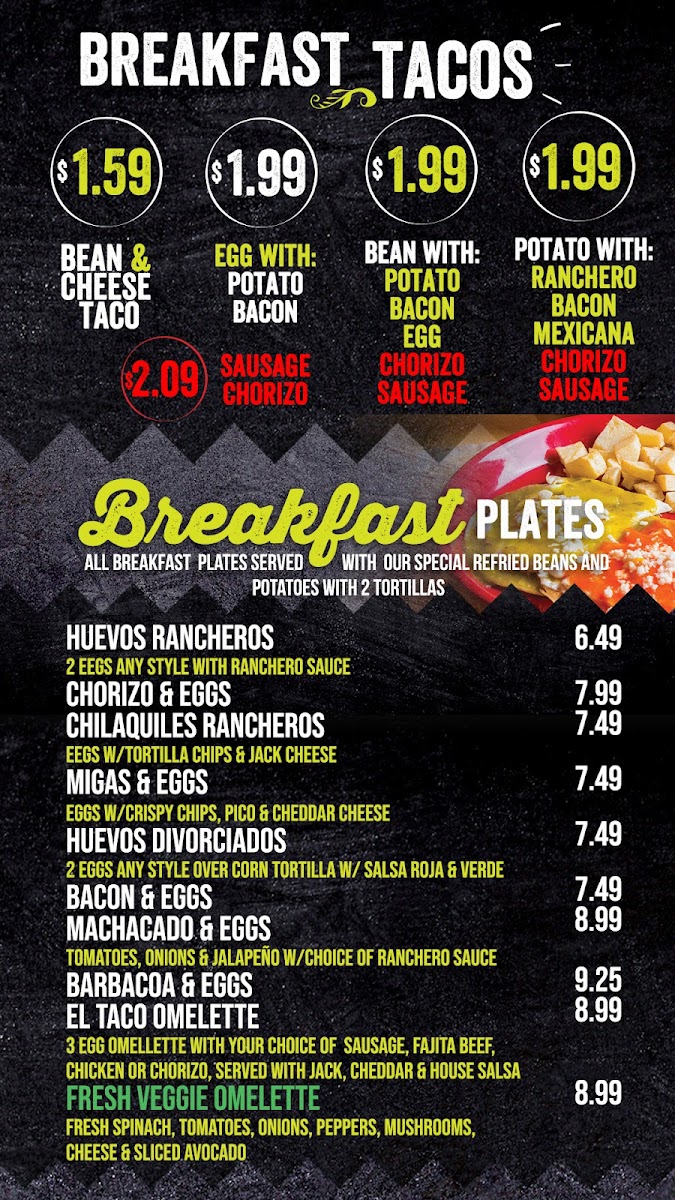 Menu El Taco Stone Oak-5