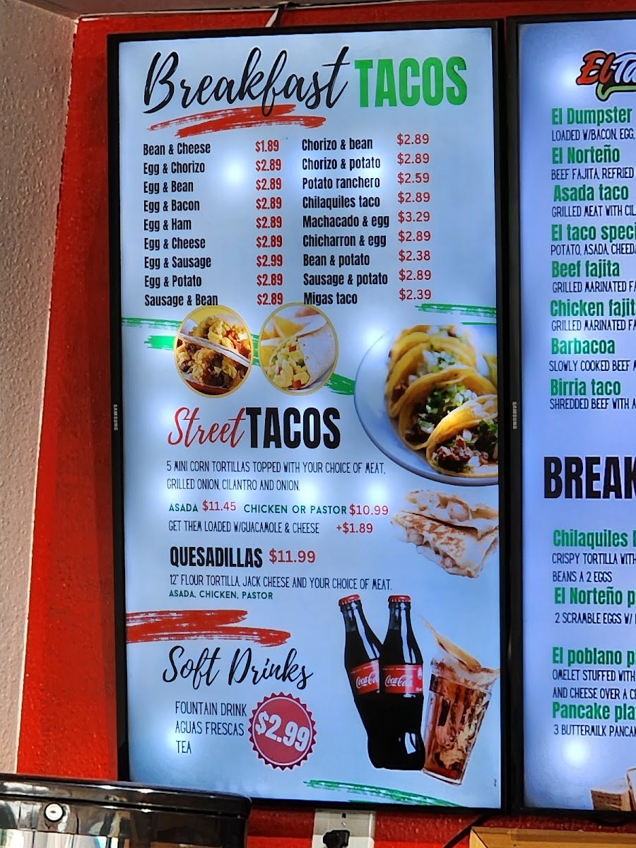 Menu El Taco Stone Oak-6