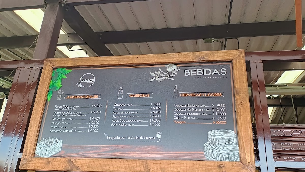 Menu El Tambor Calle 80-4
